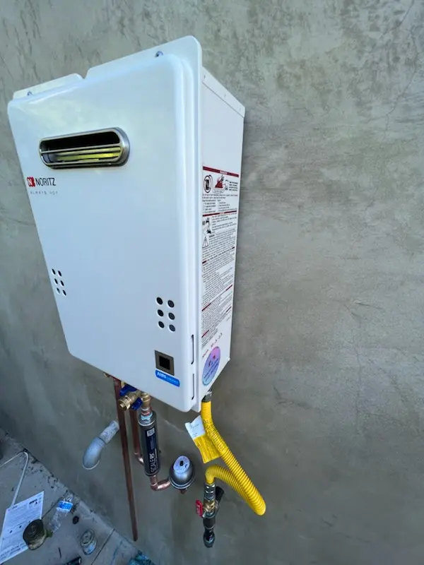 Tankless water heater installation for Liberty Triangle homes